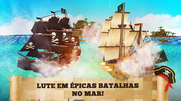 Pirata Craft Tesouro do Caribe Cartaz