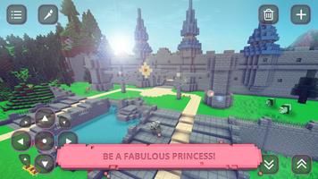 Princesse Craft Exploration 3D capture d'écran 1