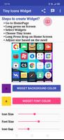 小さなアイコンのウィジェット スクリーンショット 1