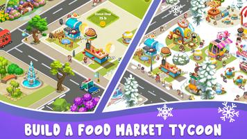Idle Food Stalls Tycoon poster