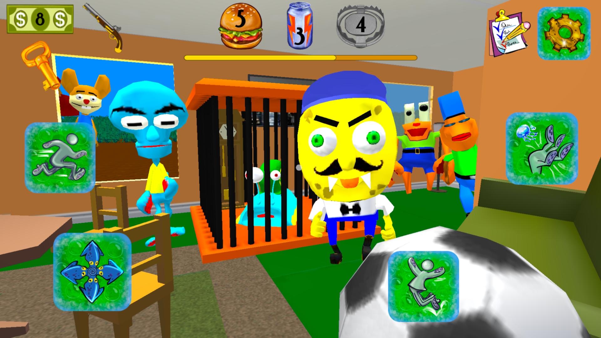 Sponge Neighbor Escape. Ador Player и соседи Спанч Боба. Sponge Neighbor Escape 3d Neighbor. Sponge Neighbor Escape 3d APK. Escape sponge