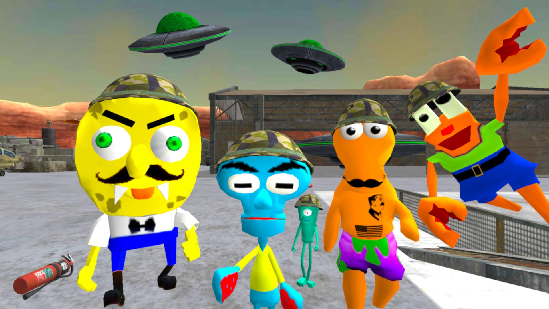 Sponge Area 51 Neighbor Escape Alien Base Secret For Android Apk Download - roblox area 51 alien