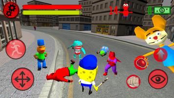 Sponge Simulator. City Survive Ekran Görüntüsü 1