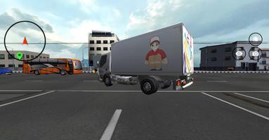Truck Box Simulator Indonesia स्क्रीनशॉट 3