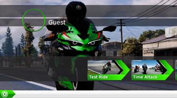 ZX25R Racing Game Simulator 포스터