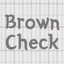 Brown Check - 심플 카톡테마 APK