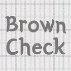 Brown Check - 심플 카톡테마 Zeichen