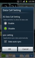 Galaxy 3G/4G Setting ảnh chụp màn hình 2