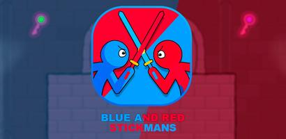 Red and Blue Stickman : game tips Plakat