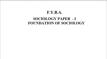 BA Sociology(Complete Notes)2019 Affiche