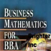 BBA Business Mathematics Affiche