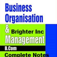 B.Com Business Organisation _ Management পোস্টার