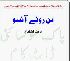 Bin Roye Ansoo Novel by Farhat Ishtiaq الملصق