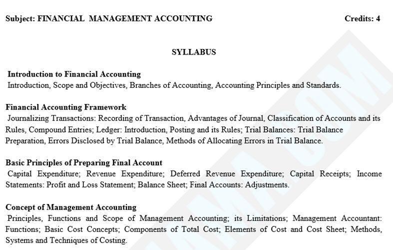 Mba Financial Management Accounting Notes For Android Apk Download
