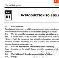 9th Class Biology Easy Notes 海報