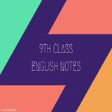 9th Class English Notes أيقونة