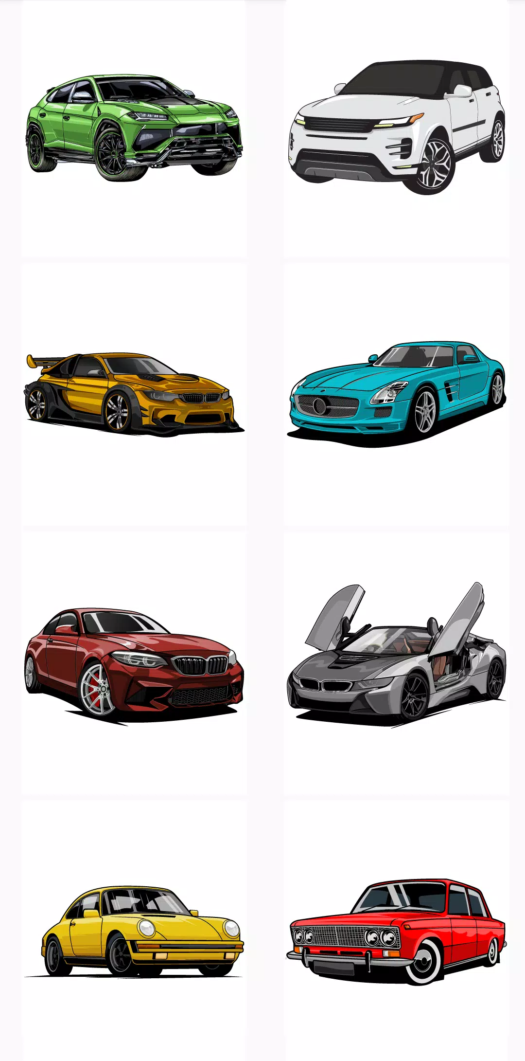 Download do APK de Carros do Mundo Colorir - Jogo para Android