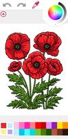 Flowers Adult Coloring Book screenshot 3