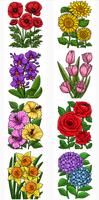 Flowers Adult Coloring Book screenshot 1