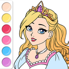 Princess Coloring Book Game icône