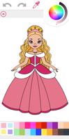 Princess Coloring Book Game Affiche