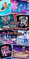 Find the Difference Boy Games โปสเตอร์