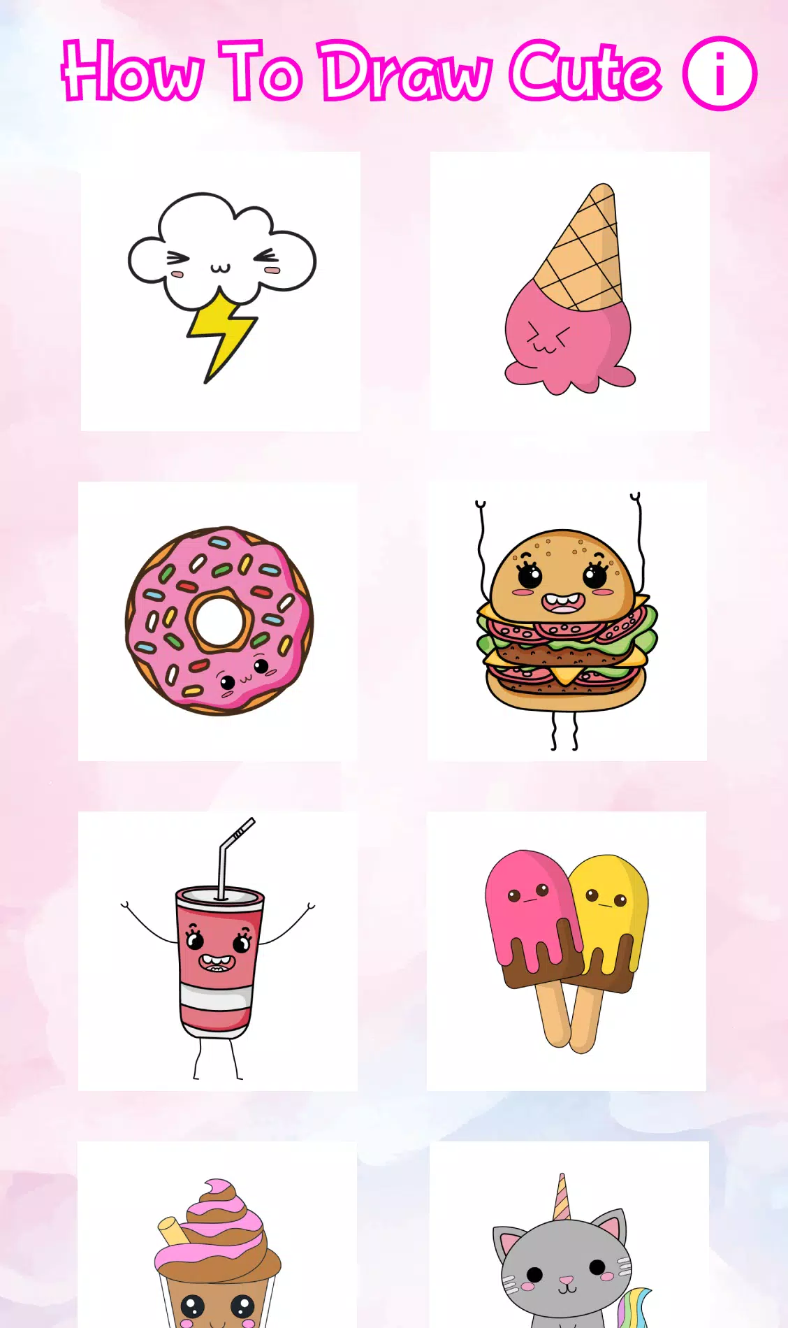 Download do APK de Como desenhar Kawaii, desenhos, passo a passo para  Android