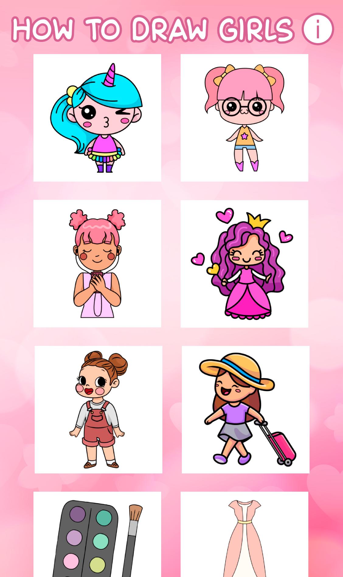 Descarga de APK de Cómo Dibujar para Niñas Paso a Paso para Android Descarga de APK de Cómo Dibujar para Niñas Paso a Paso para Android
