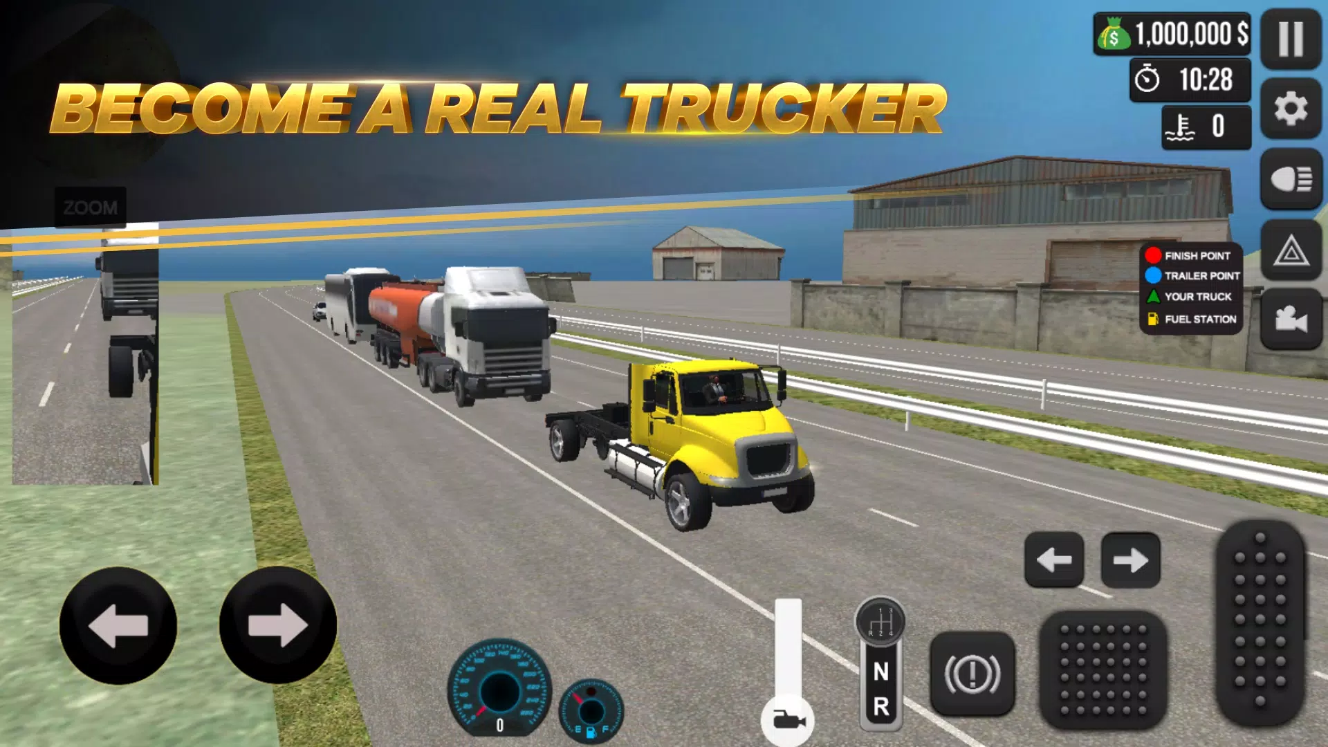 Um modelo de caminhão do jogo simulador de caminhão