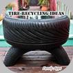 Idéias de reciclagem de pneus