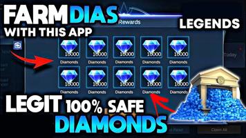 5000 diamond legend plakat