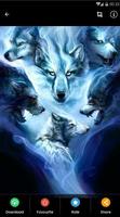 Fantasy Wolf Wallpaper syot layar 2