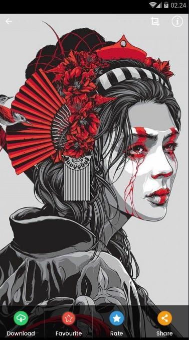 Geisha Art Wallpaper For Android Apk Download Geisha Art Wallpaper For Android Apk Download