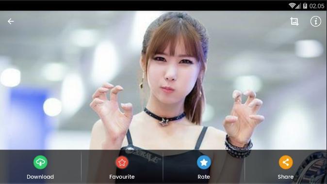 Android 用の 韓国のレースクイーンの壁紙 Apk をダウンロード