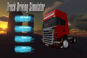 Truck Driving Simulator 2015 plakat