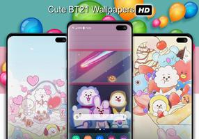 Cute BT21 Wallpapers HD 海报