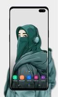 Hijab Girl Wallpaper capture d'écran 3