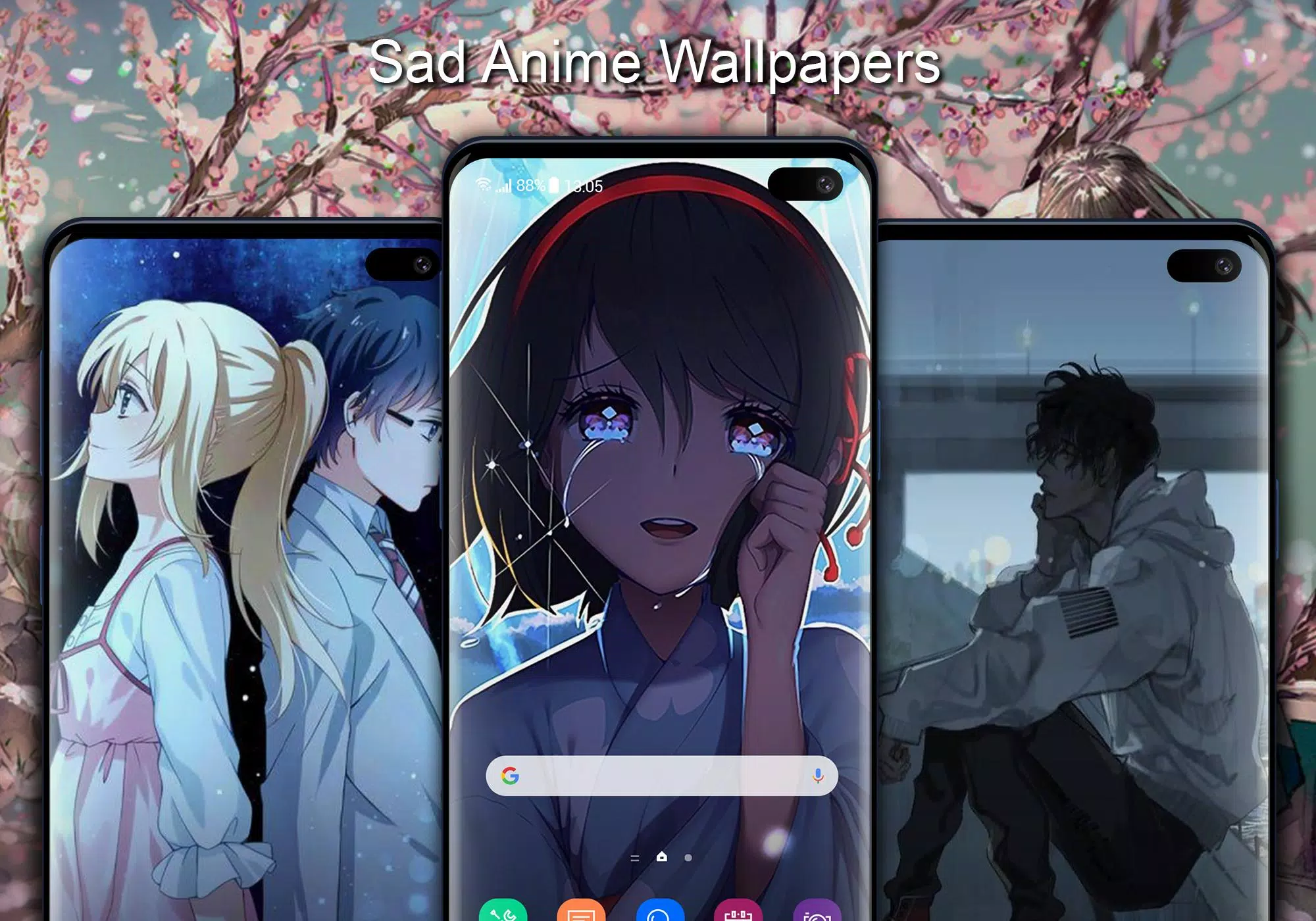 Anime , Anime Girl Boy Love Sad For Android - APK, Anime Girl In