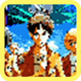 Titan Attack Pixel Art icon