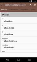 Verbes espagnols capture d'écran 3
