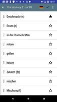 German vocabulary - learn German words capture d'écran 3