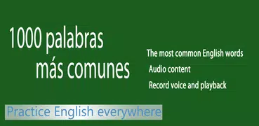 palabras más comunes Inglés