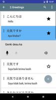 bercakap frasa Jepun syot layar 1
