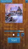 Weihnachts-Puzzle Plakat