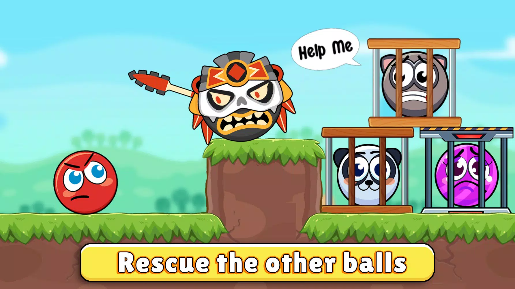 Red epic ball color adventure attack bounce ball challenge brand new crazy  ball hero jumping game 2023::Appstore for Android