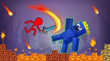 Stickman Craft Fight Adventure Affiche