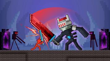 Stickman Craft Fight Adventure captura de pantalla 1