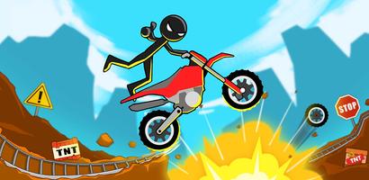 Stickman X3M Bike Race Game Affiche
