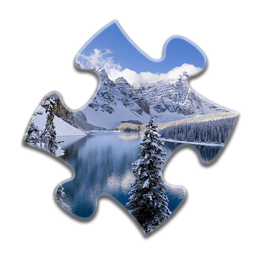 雪の風景のジグソーパズル