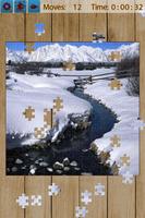 Jigsaw Puzzle Neige Paysage capture d'écran 1